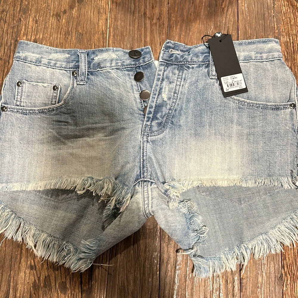 Denim shorts